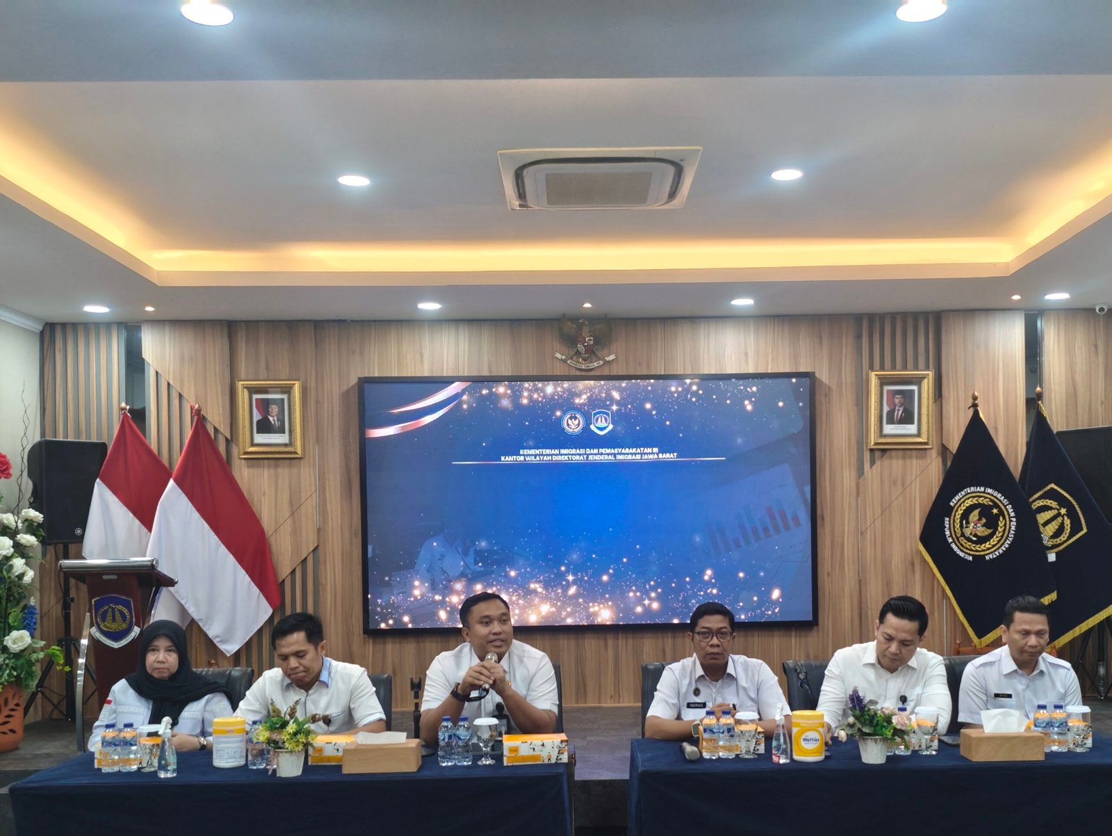 Imigrasi Kota Depok melaksanakan rilis akhir tahun, Rabu (31/12).