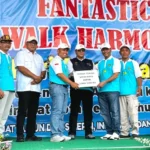 Serah terima MTs Negeri serta penyerahan hibah lahan untuk pembangunan MIN kepada Kemenag Kota Depok dari Wali Kota Depok Supian Suri. (Istimewa)