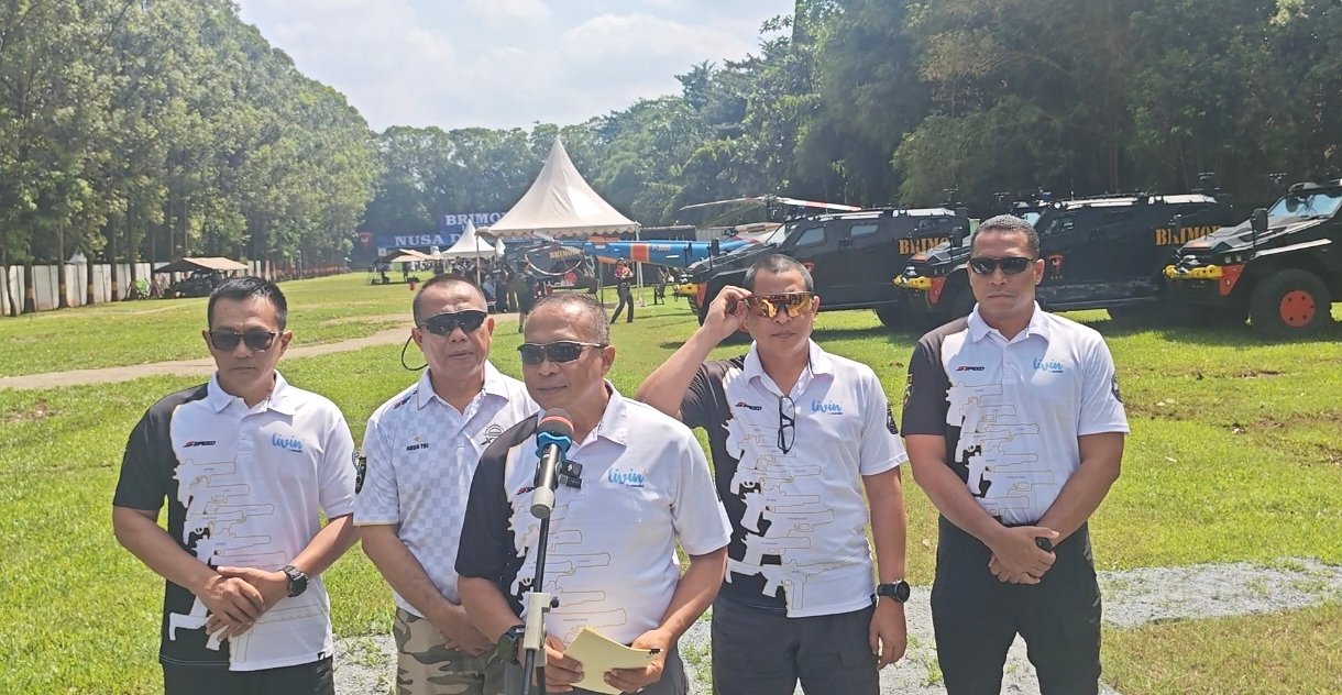 Brimob XTreme digelar di lapangan tembak Mako Brimob.